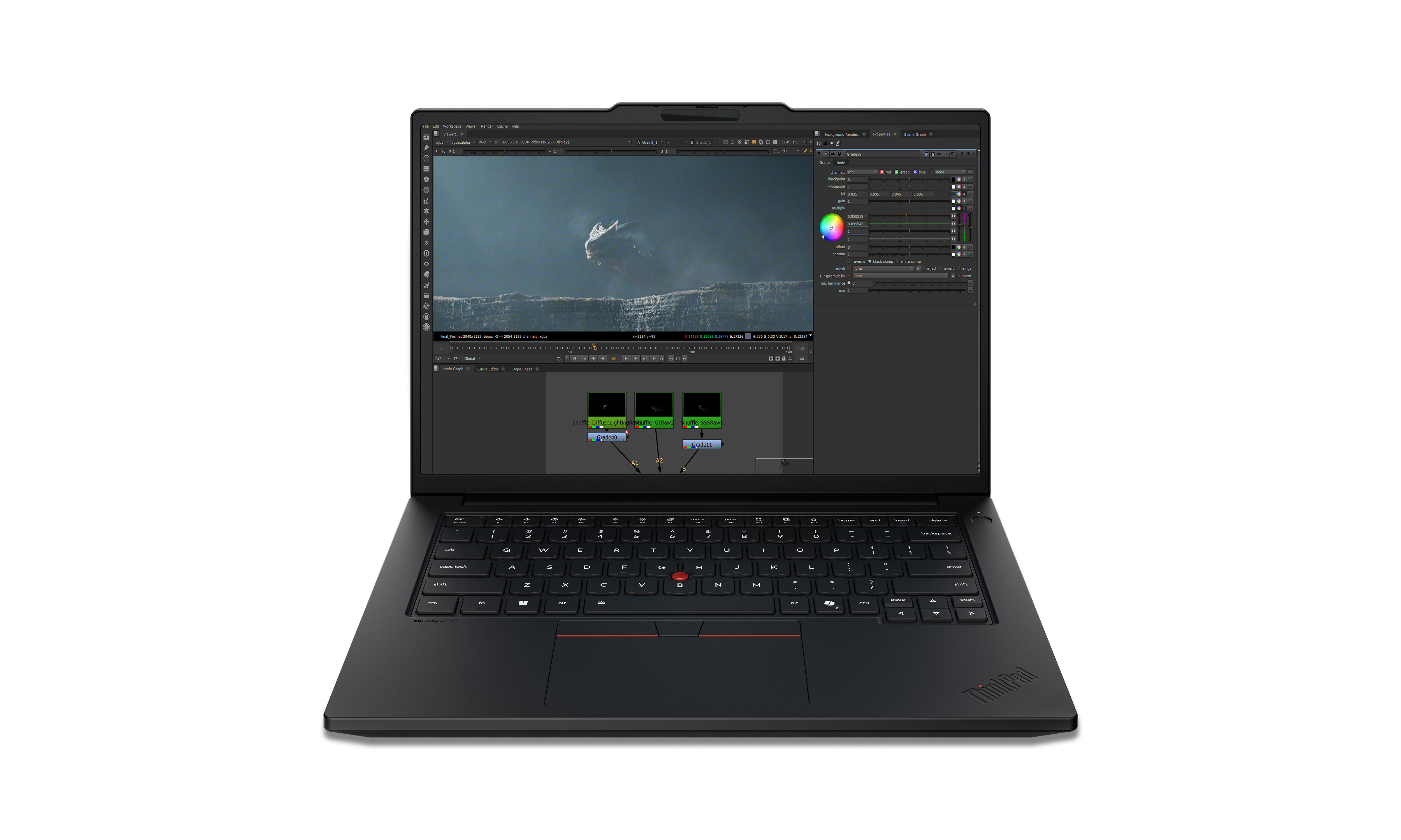 Lenovo ThinkPad P14s Gen 7 21XJ - Intel Core Ultra 5 336H - Win 11 Pro - RTX PRO 500 Blackwell - 32 GB RAM - 512 GB SSD TCG Opal Encryption 2, NVMe - 36.8 cm (14.5)