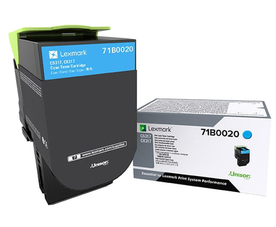 Lexmark 71B0020 cartucho de t�ner 1 pieza(s) Original Cian