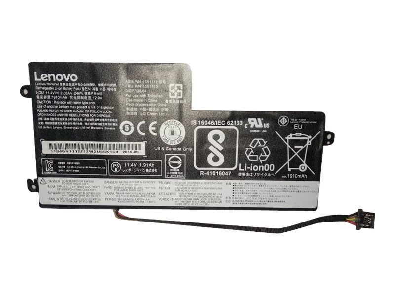 Lenovo Laptop-Batterie - 1 x Lithium-Ionen 3 Zellen 2060 mAh