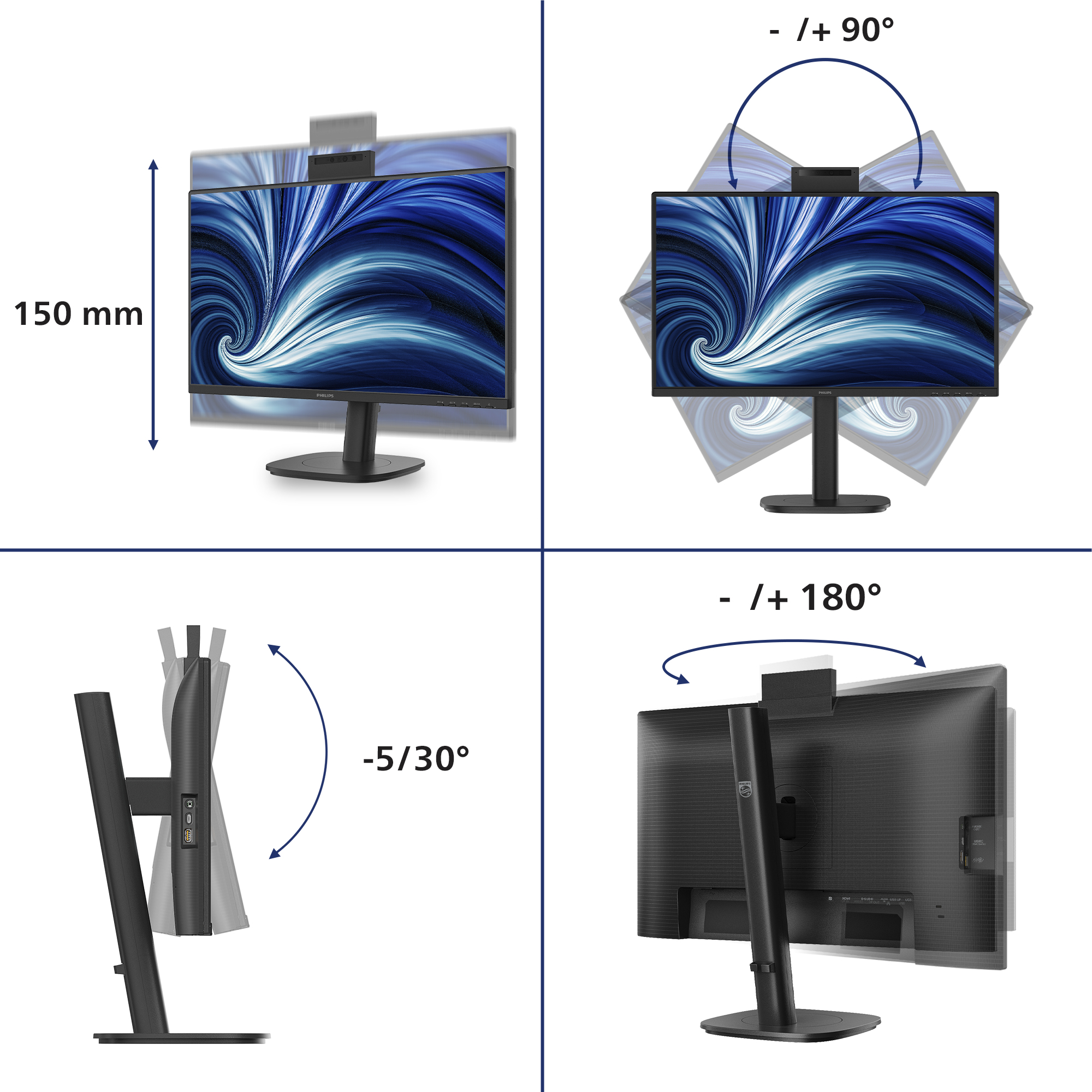 Philips 24B2N3200JH - 3000 Series - LED-Monitor - 61 cm (24)