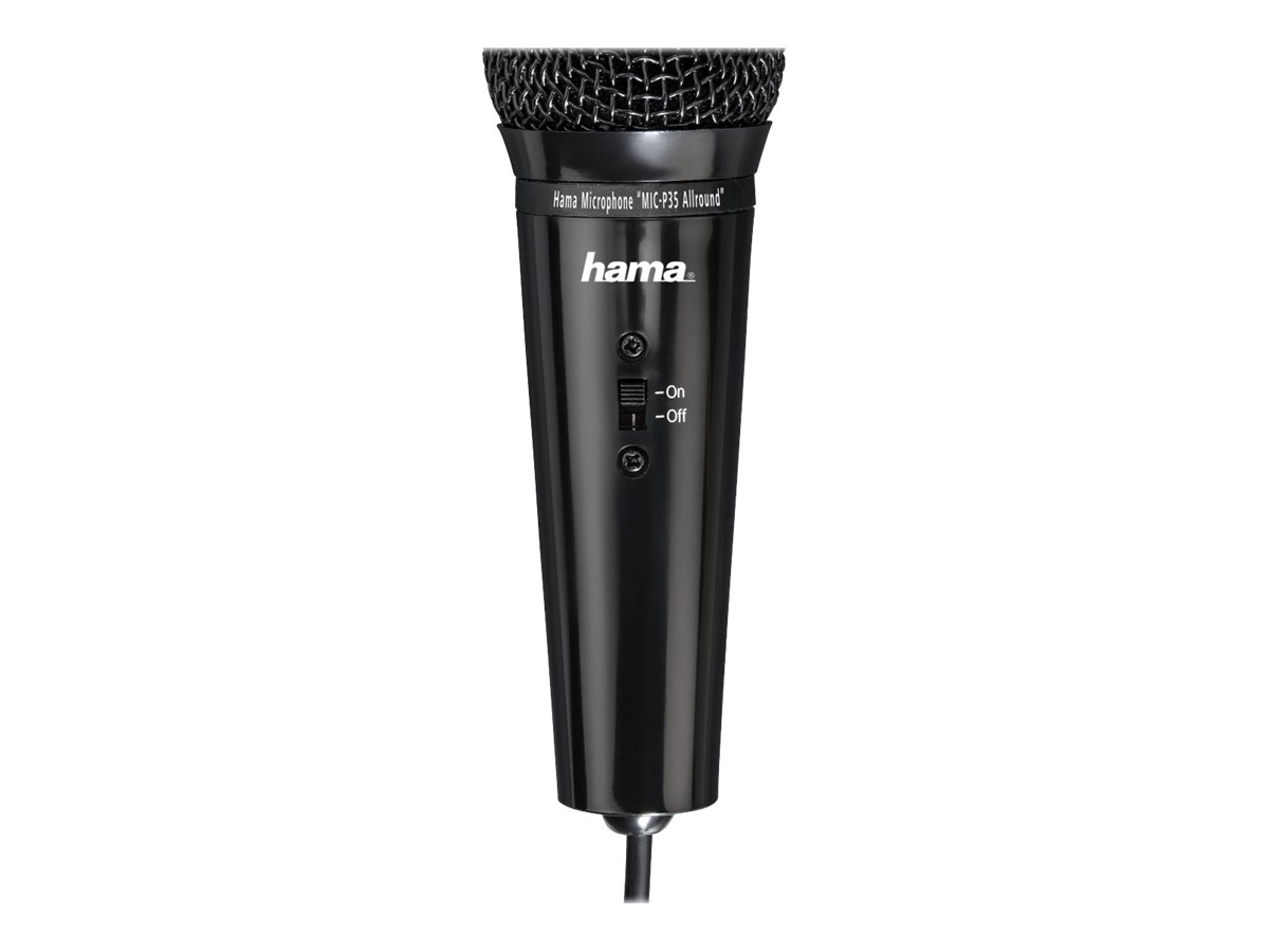 Hama MIC-P35 Allround - Mikrofon - Schwarz