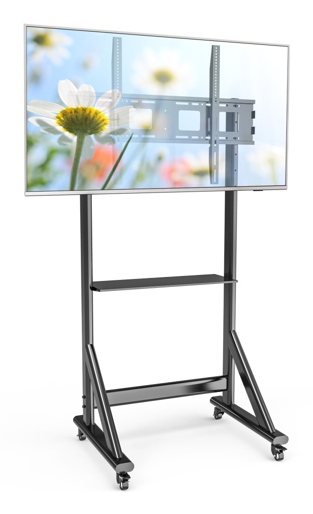 Techly EFB TV Wagen fur LCD/LED 139.7cm 55Zoll - 254cm 100Zoll einstellbare H�he