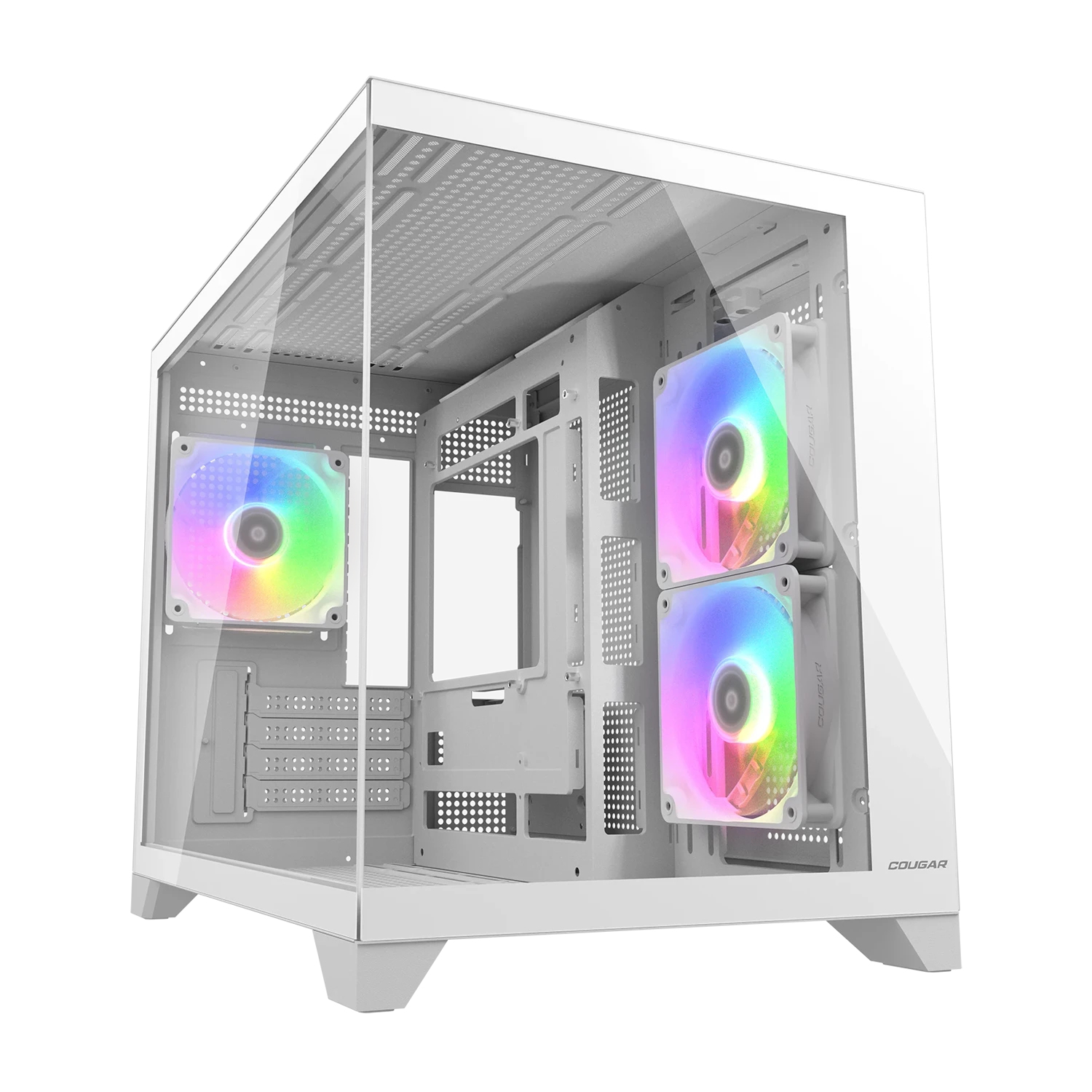COUGAR CGR-2QA6W-RGB Mini Tower Blanc