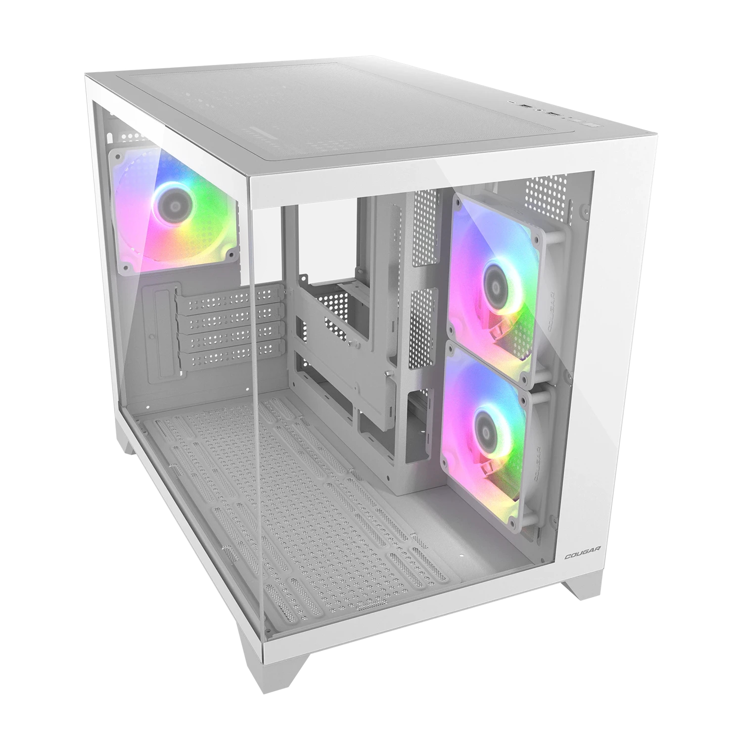 COUGAR CGR-2QA6W-RGB Mini Tower Blanc