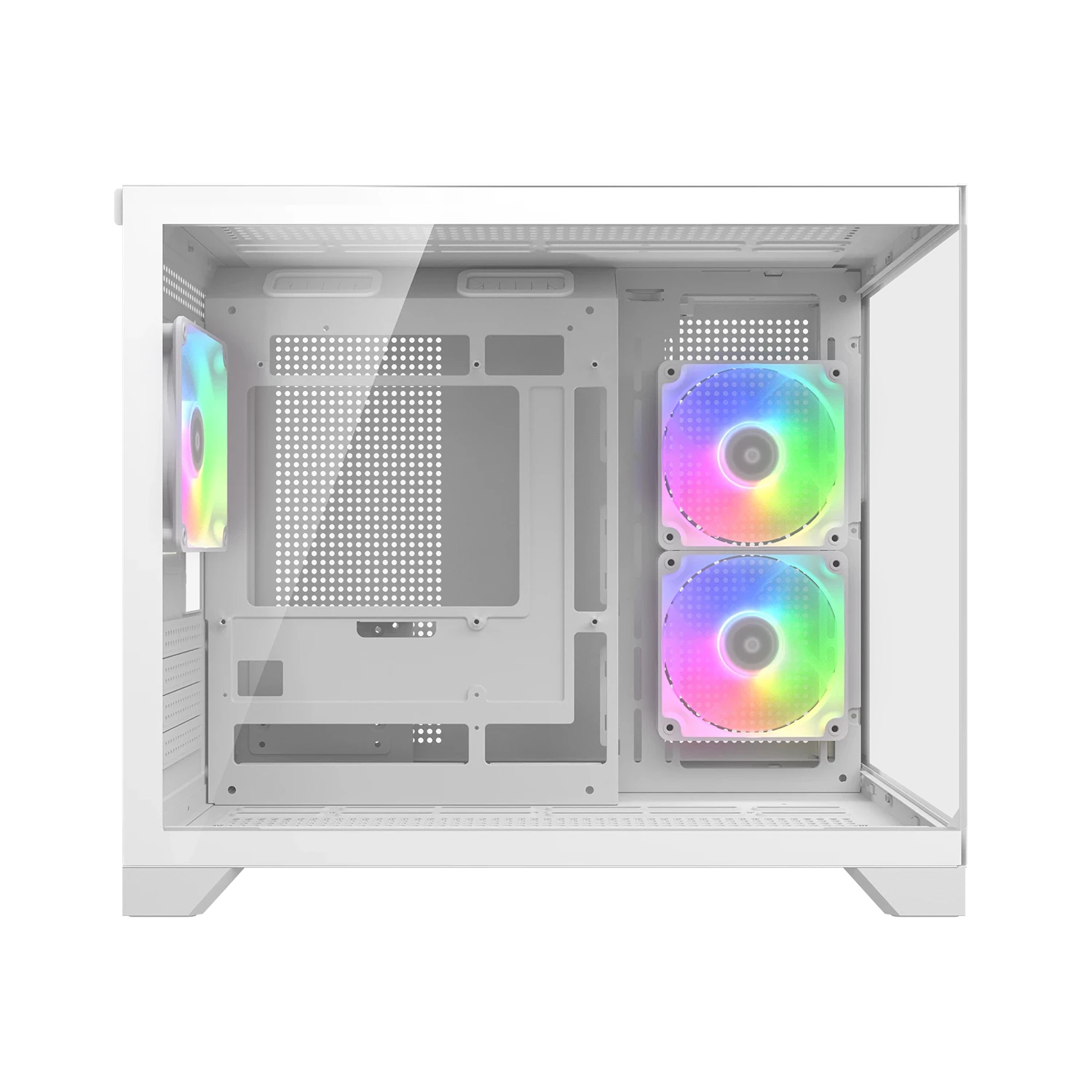COUGAR CGR-2QA6W-RGB Mini Tower Blanc