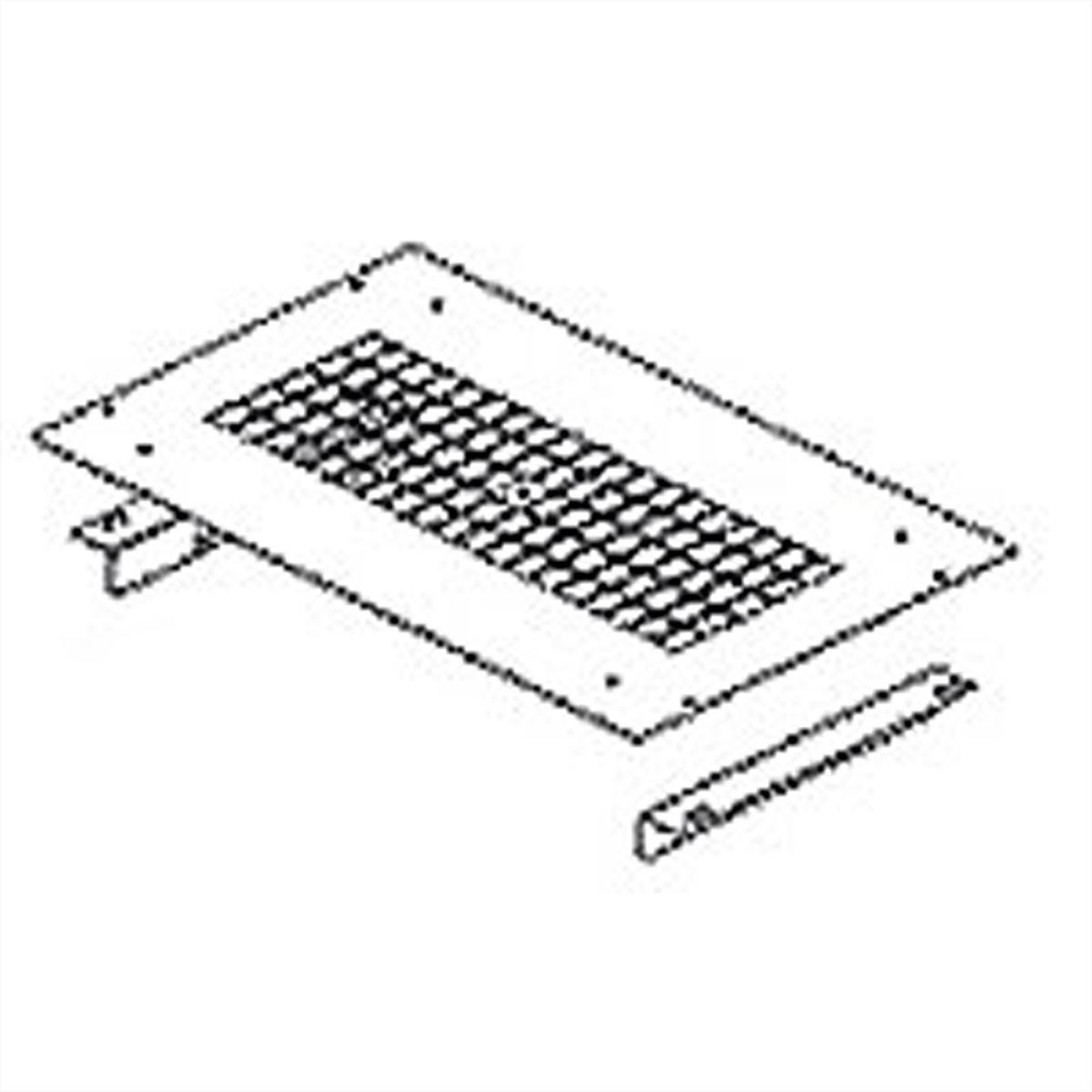 Conteg Montageeinheit fr 6-Luefter-Modul Schranktiefe 800mm