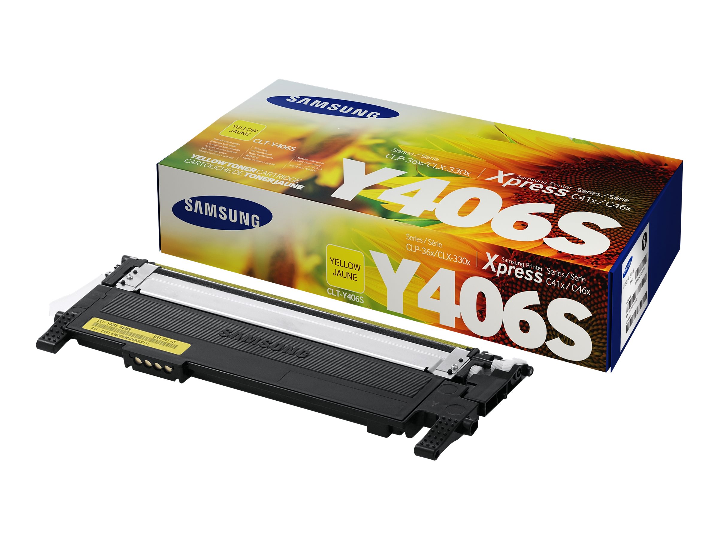 Samsung CLT-Y406S Yellow Original Toner Cartridge
