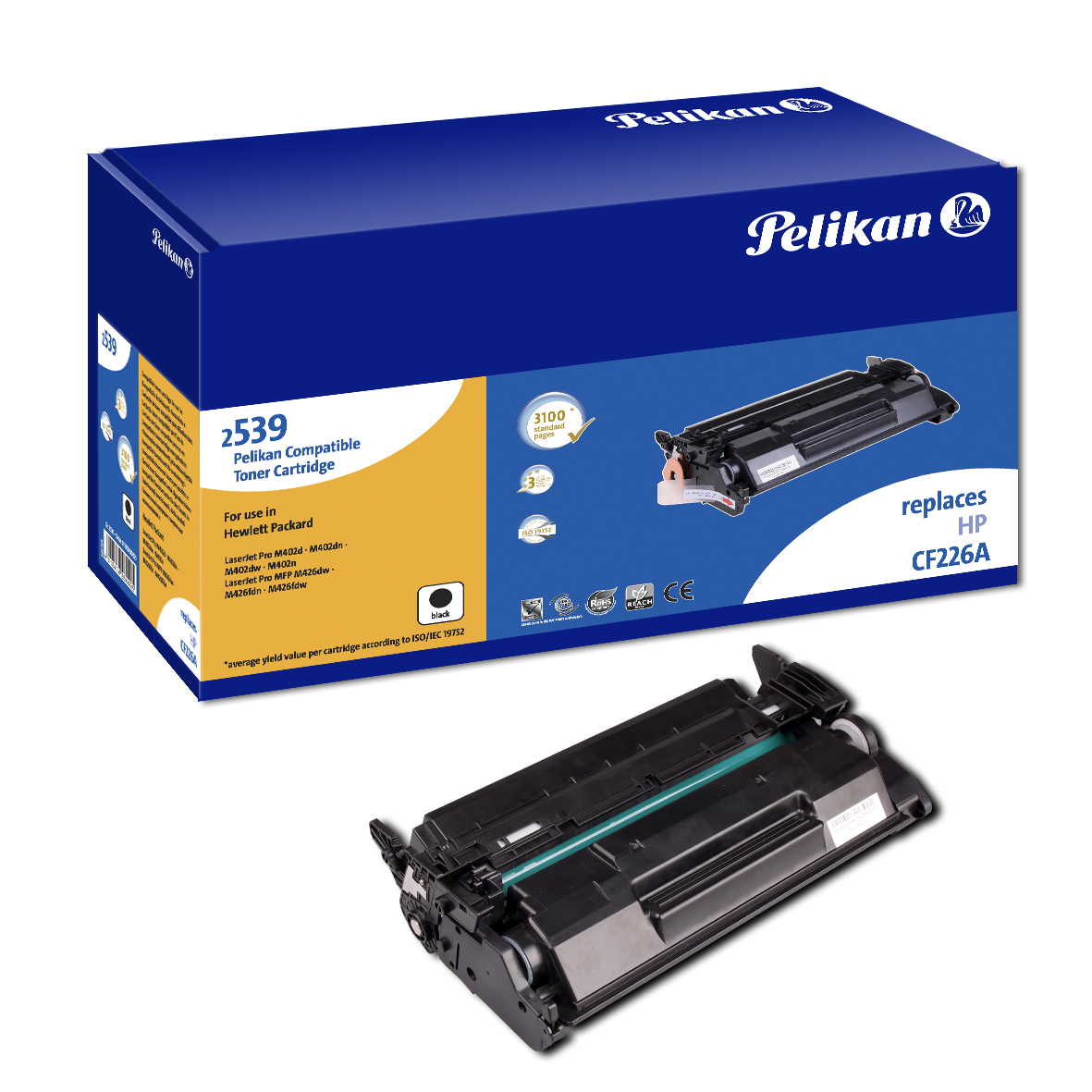Pelikan 1031430025 Cartouche de toner 1 pi�ce(s) Compatible Noir