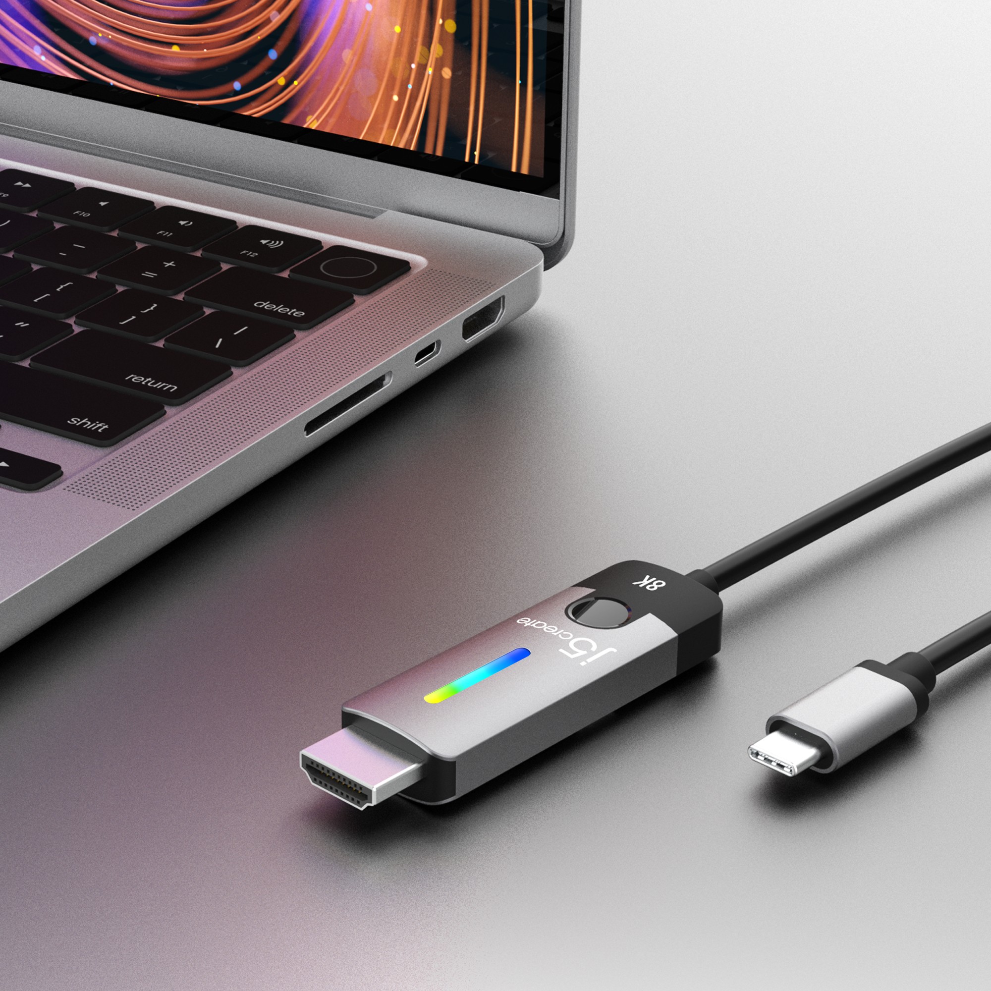 j5create JCC157-N USB-C� to HDMI 2.1 8K Cable
