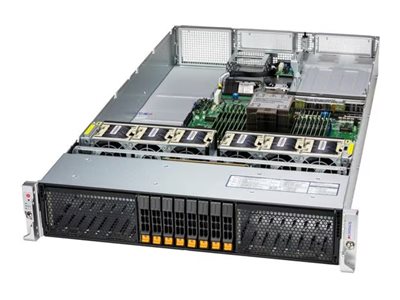 Supermicro Hyper SuperServer 212H-TN-G1 - Server - Rack-Montage - 2U - 1-Weg - 1 x Xeon 6521P / 2.6 GHz - RAM 32 GB - SATA/SAS/NVMe - Hot-Swap 6.4 cm (2.5)
