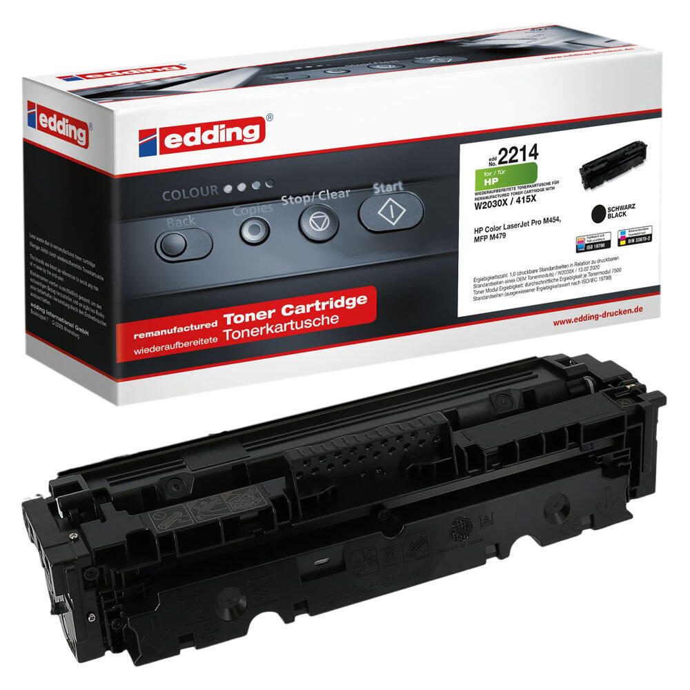 EDDING EDD-2214 schwarz Toner ersetzt HP 415X W2030X