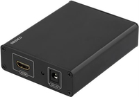 Deltaco HDMI-VGA - Schwarz - 1080p - 60 Hz - 110 mm - 84 mm - 28 mm