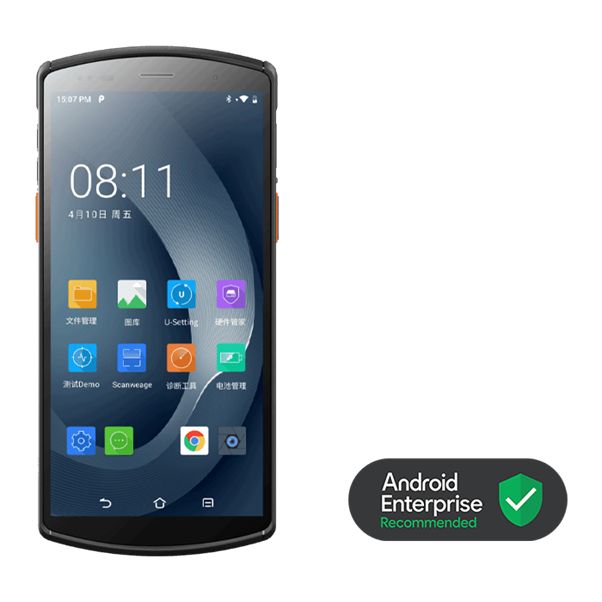 Urovo DT50H - 5.7 Display Android 11 GMS+AER 2D-Scanner - 2.400 MHz - 4.096 MB