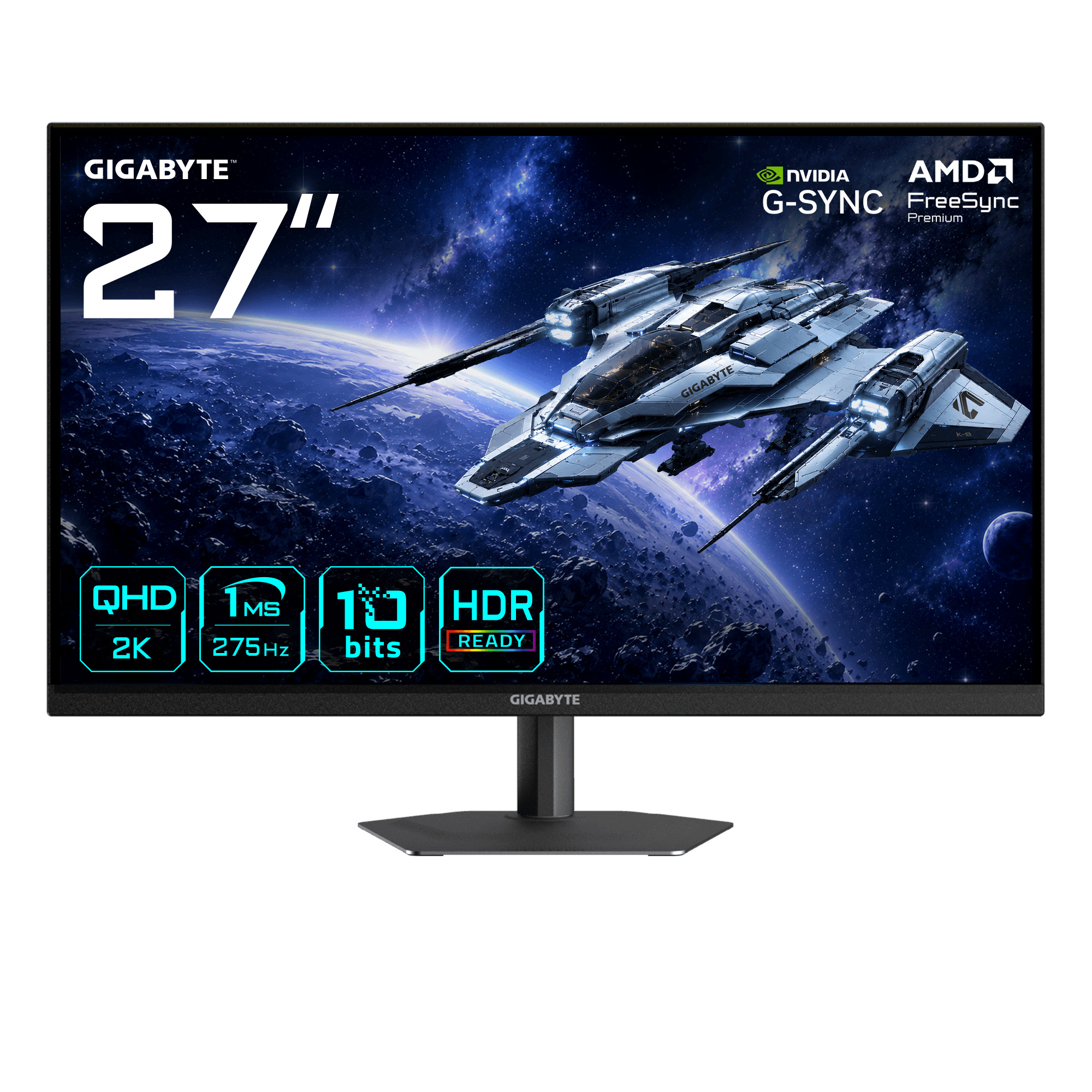 Gigabyte G27Q26 27? QHD Gaming-Monitor - Flachbildschirm (TFT/LCD) - 68,6 cm
