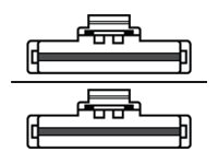 Supermicro SATA- / SAS-Kabel - Slim SAS x8 links gewinkelt zu Slim SAS x8 gerade