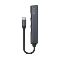 Savio HUB USB(C) - 3 X USB(A) 2.0+ 1 X USB(A) 3.1