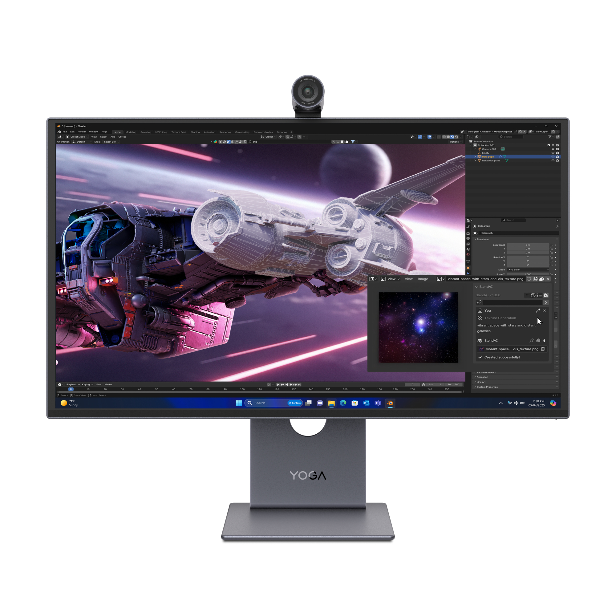 Lenovo Yoga Pro 27UD-10 - OLED-Monitor - 68.6 cm (27)