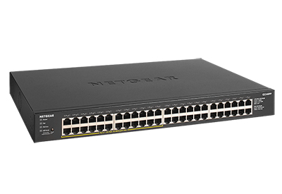 NETGEAR GS348PP Non-g�r� Gigabit Ethernet (10/100/1000) Connexion Ethernet, supportant lalimentation via ce port (PoE) Noir