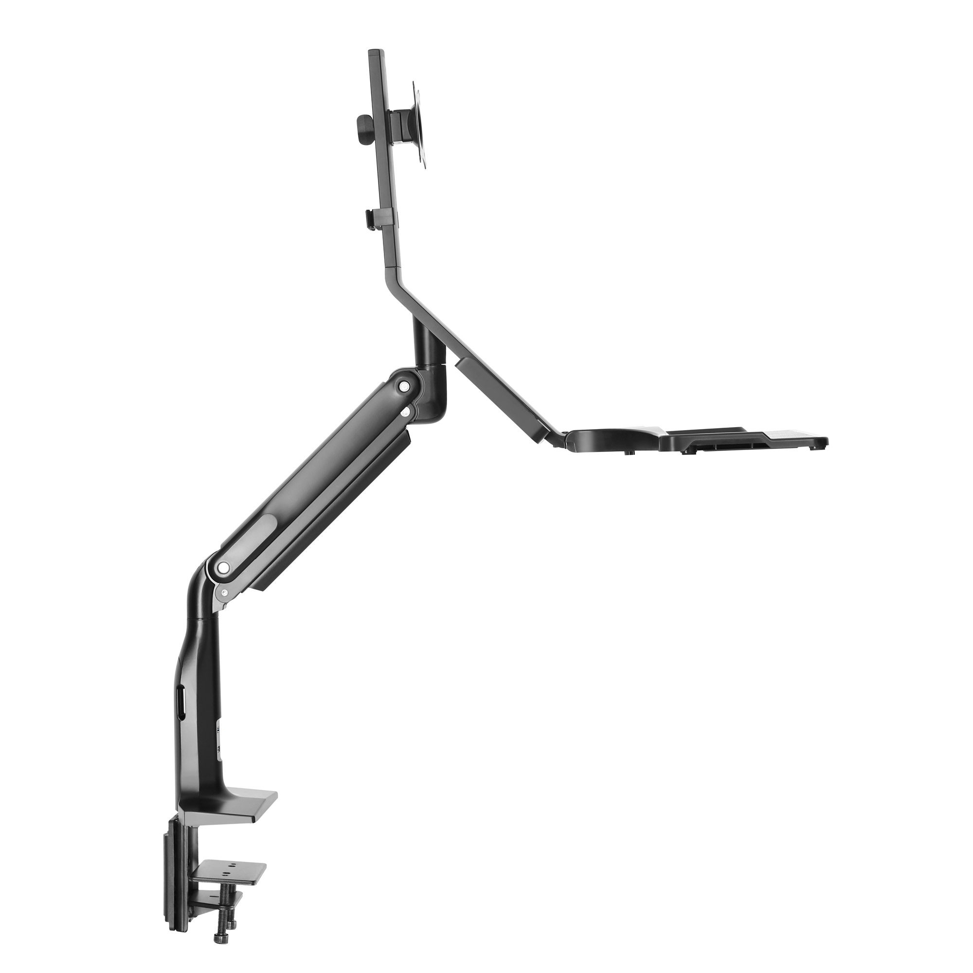 InLine 23174A soporte para monitor 43,2 cm (17) Negro Escritorio