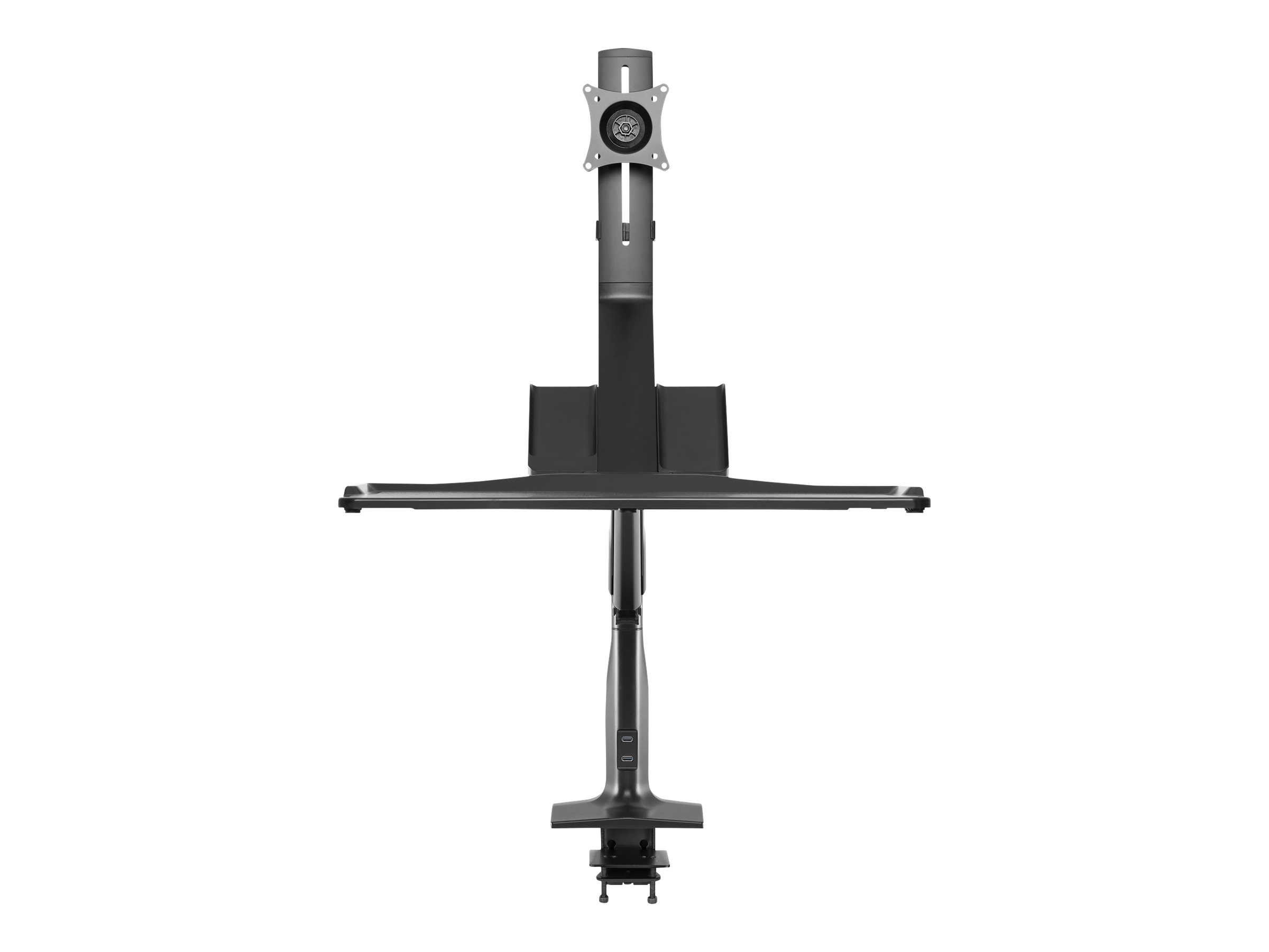InLine 23174A soporte para monitor 43,2 cm (17) Negro Escritorio