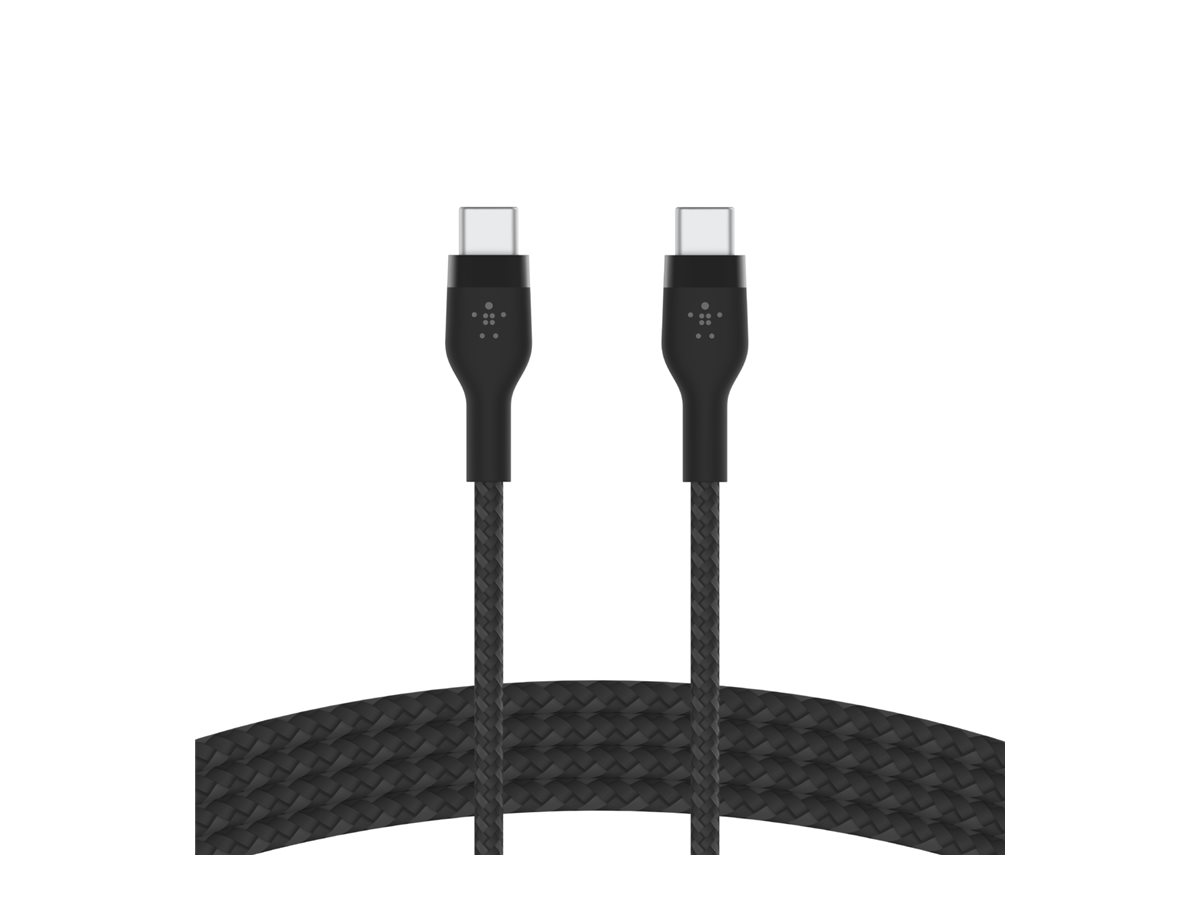 Belkin USB-C to Braided Silicone 1m Twin - Kabel - Digital/Daten
