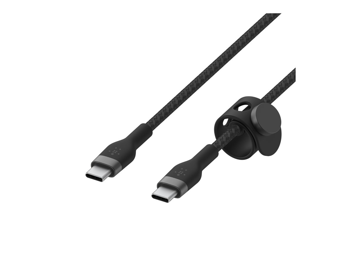Belkin USB-C to Braided Silicone 1m Twin - Kabel - Digital/Daten