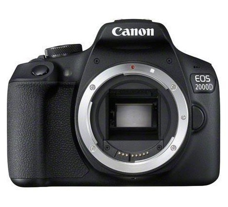 Canon EOS 2000D BK BODY EU26 Cuerpo de la cmara SLR 24,1 MP CMOS 6000 x 4000 Pixeles Negro