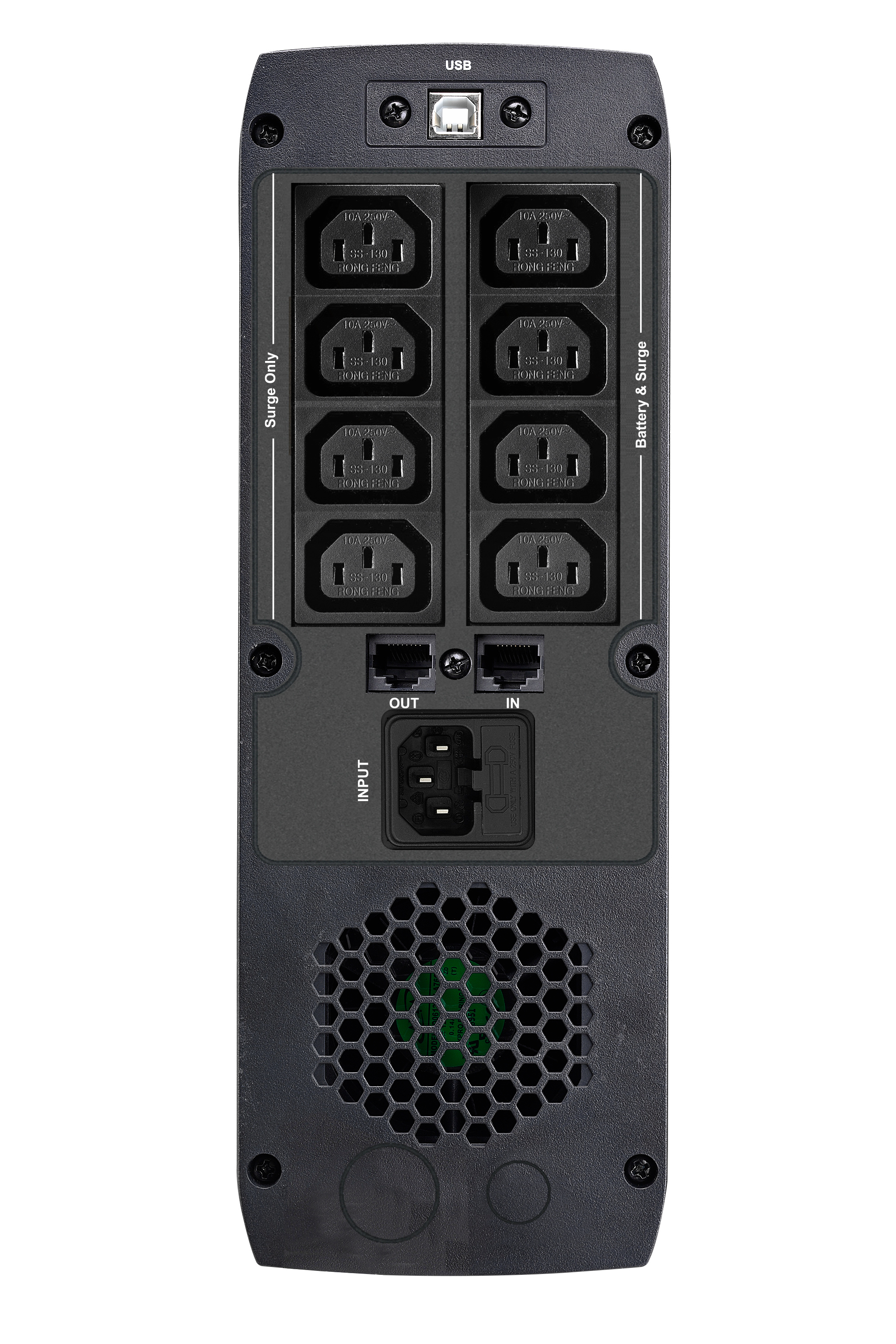 FSP ST 1500 Tower 1500VA 900W RJ45 Ausgang 8x IEC