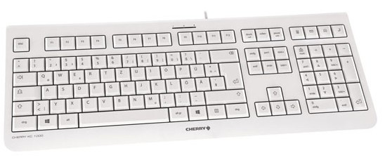 CHERRY KC 1000 clavier USB Suisse Gris