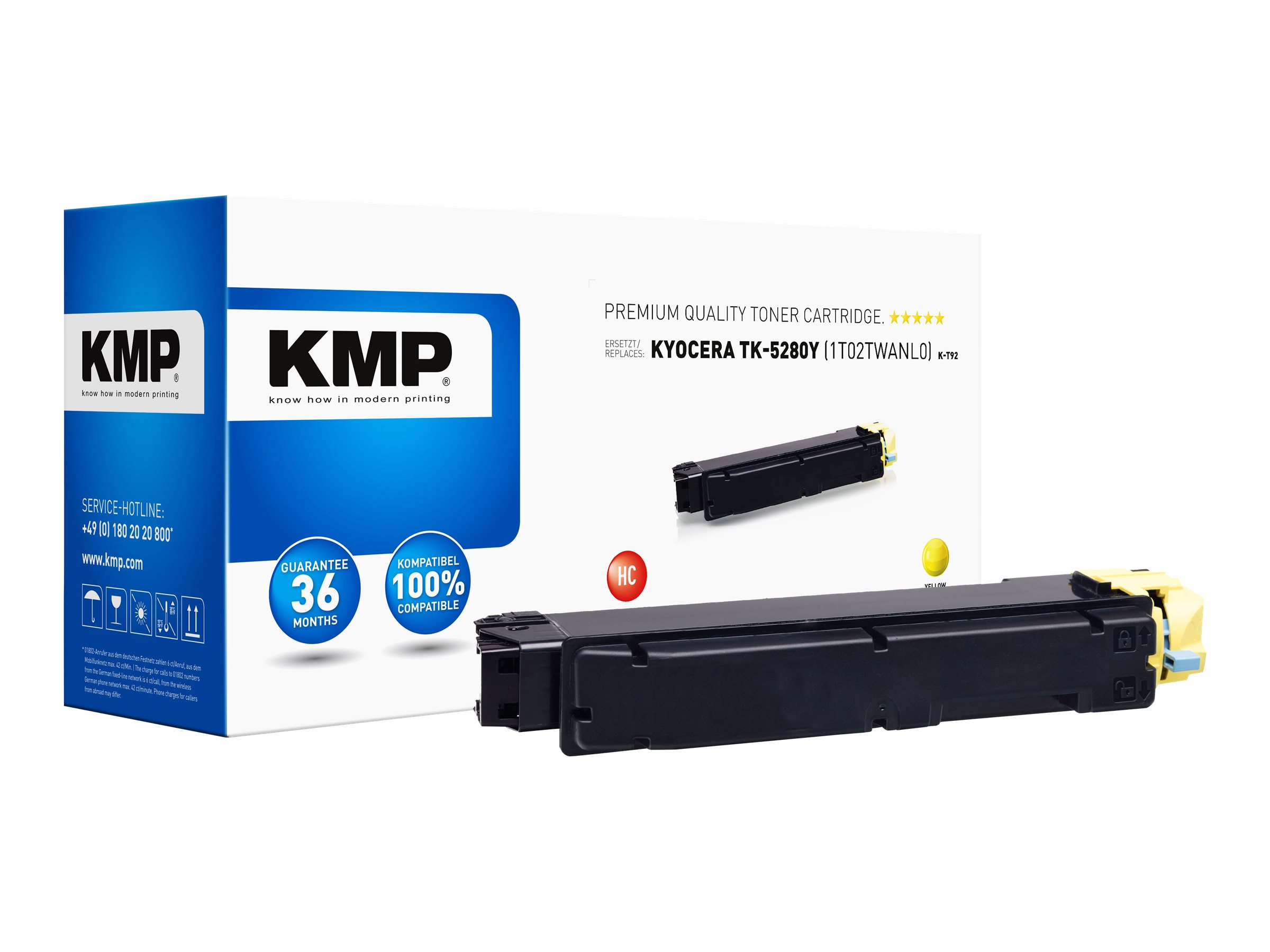 KMP K-T92 - 195 g - Hohe Ergiebigkeit - Gelb