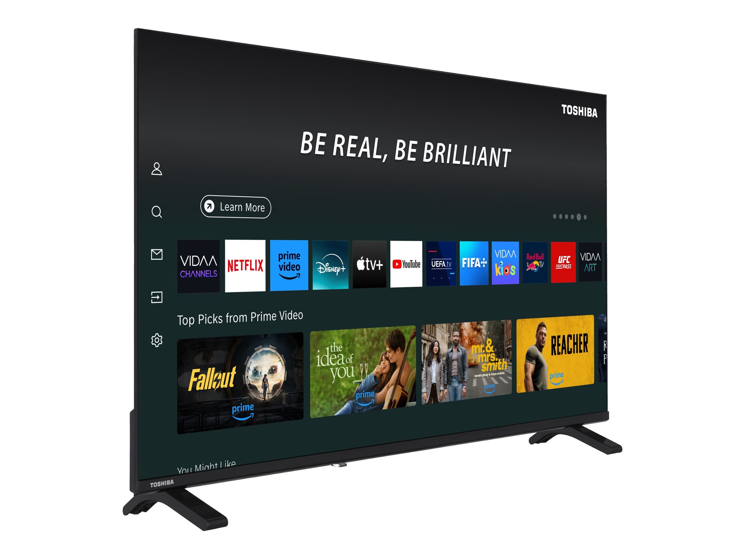 Toshiba 43UV1563DD - 108 cm (43) Diagonalklasse UV15 Series LCD-TV mit LED-Hintergrundbeleuchtung - Smart TV - VIDAA - 4K UHD (2160p)