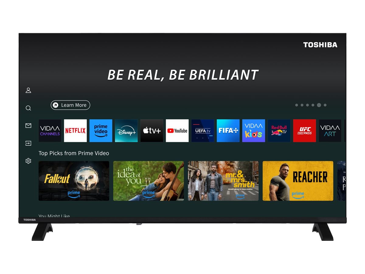 Toshiba 43UV1563DD - 108 cm (43) Diagonalklasse UV15 Series LCD-TV mit LED-Hintergrundbeleuchtung - Smart TV - VIDAA - 4K UHD (2160p)