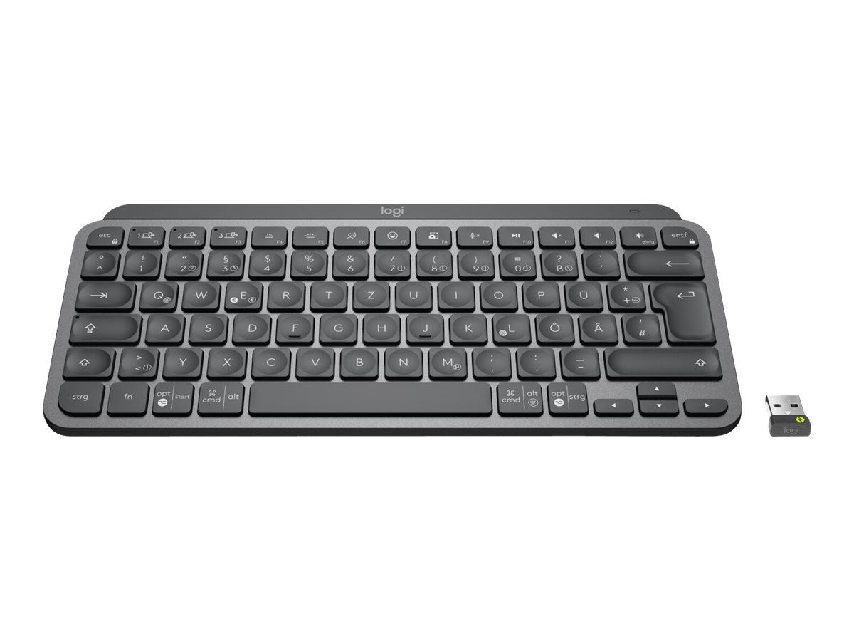 Logitech MX Keys Mini for Business tastiera RF senza fili + Bluetooth QWERTY Inglese Grafite