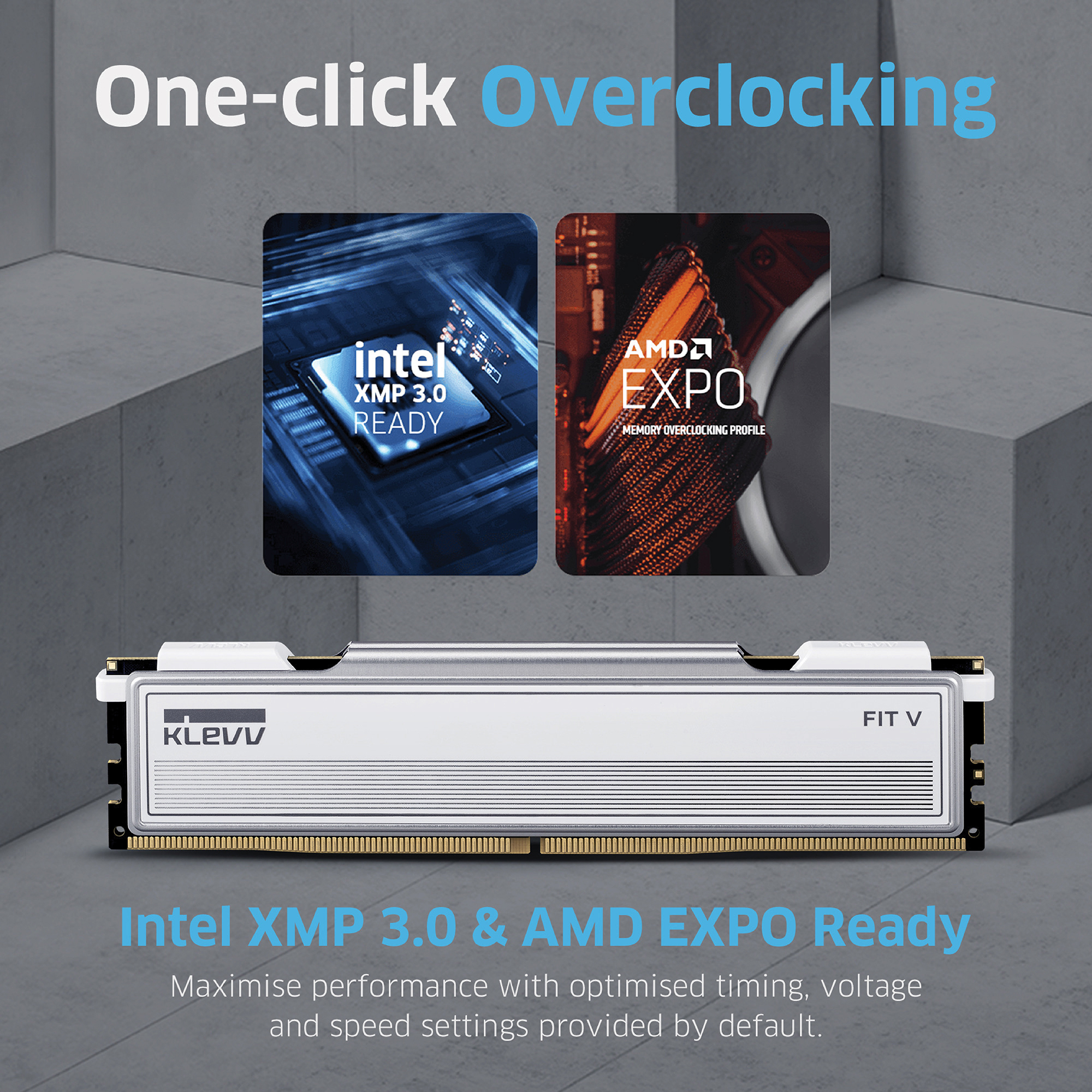 Klevv KD5AGU880-60A300F m�dulo de memoria 32 GB 2 x 16 GB DDR5 288-pin DIMM