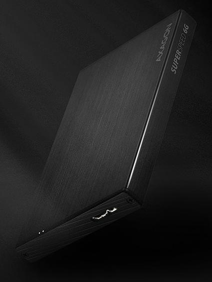 Axagon EE25-XA6 storage drive enclosure HDD/SSD enclosure Black 2.5