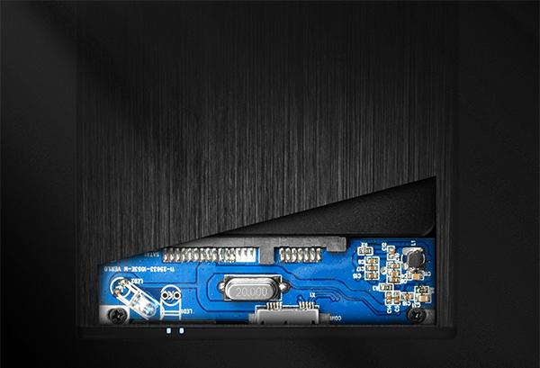 Axagon EE25-XA6 storage drive enclosure HDD/SSD enclosure Black 2.5