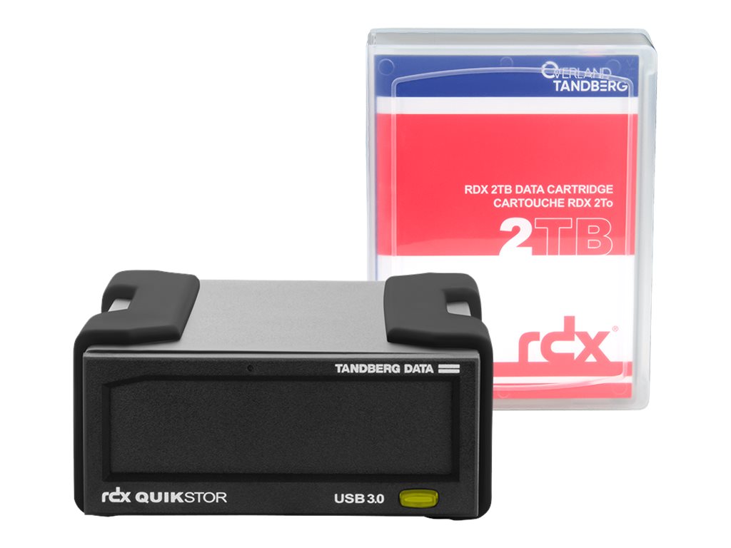 Overland-Tandberg 8865-RDX dispositivo di archiviazione di backup Disco di archiviazione Cartuccia RDX 2000 GB