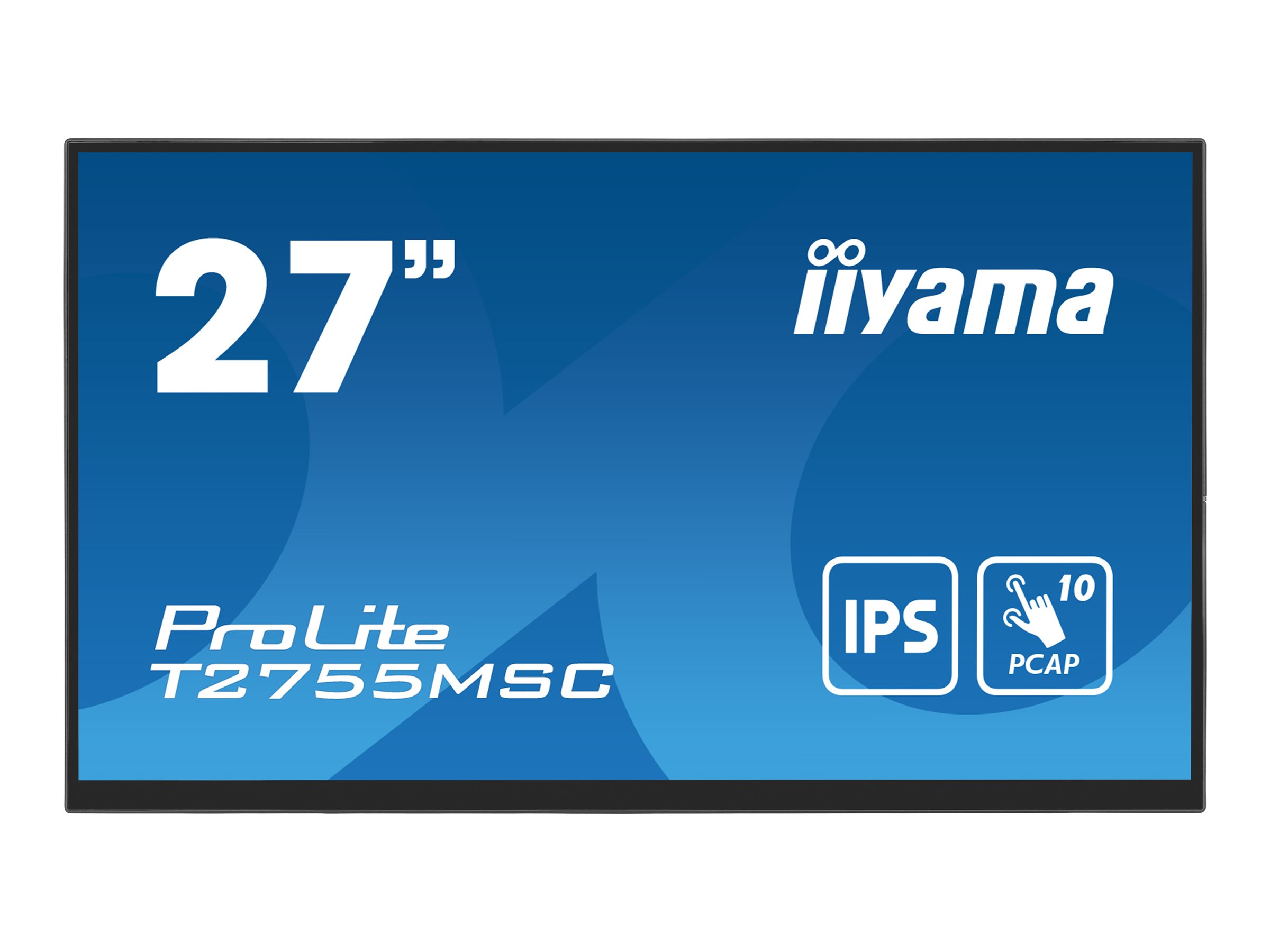 iiyama ProLite T2755MSC-B1 computer monitor 68.6 cm (27) 1920 x 1080 pixels Full HD LED Touchscreen Tabletop Black