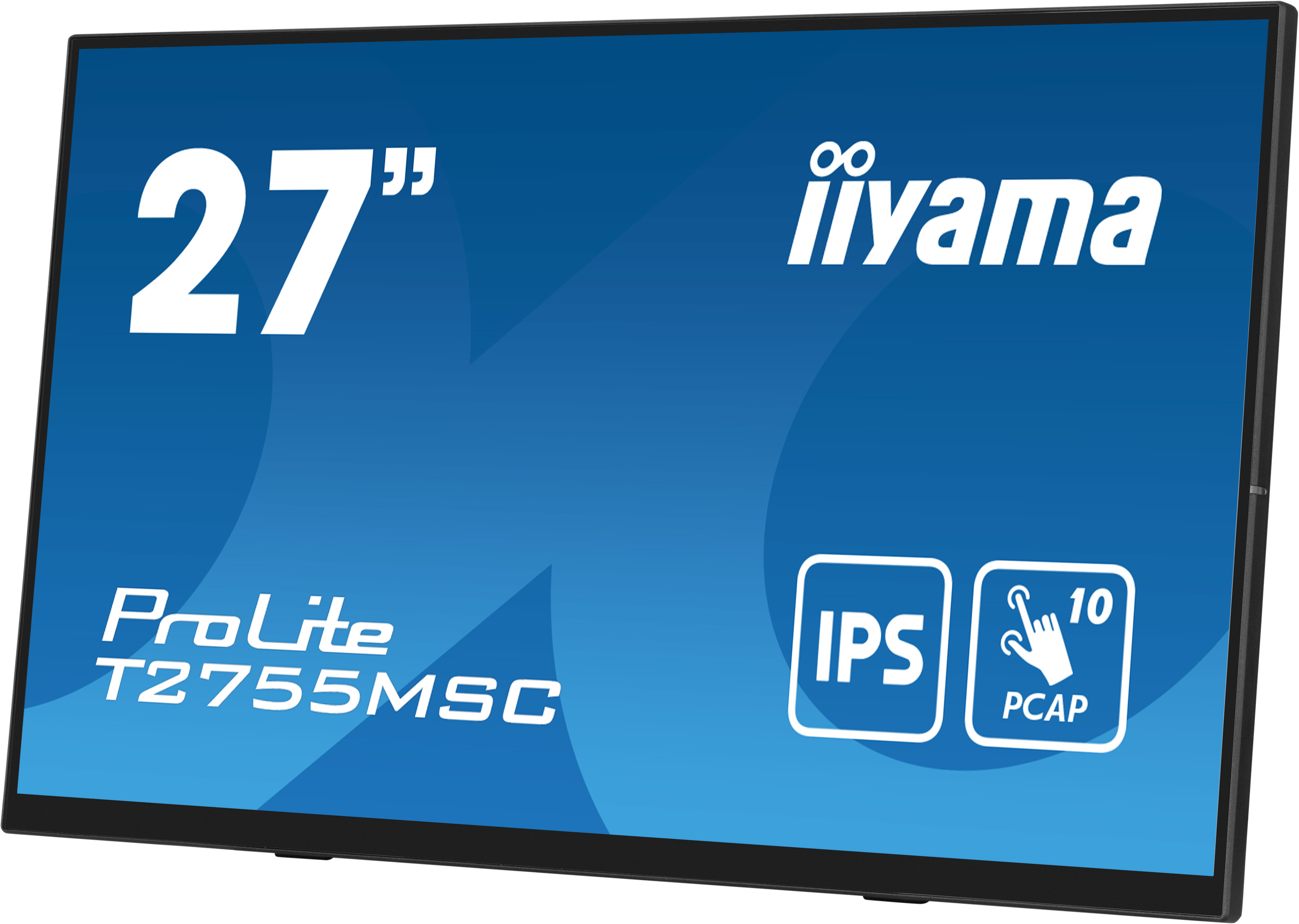 iiyama ProLite T2755MSC-B1 Monitor PC 68,6 cm (27) 1920 x 1080 Pixel Full HD LED Touch screen Da tavolo Nero