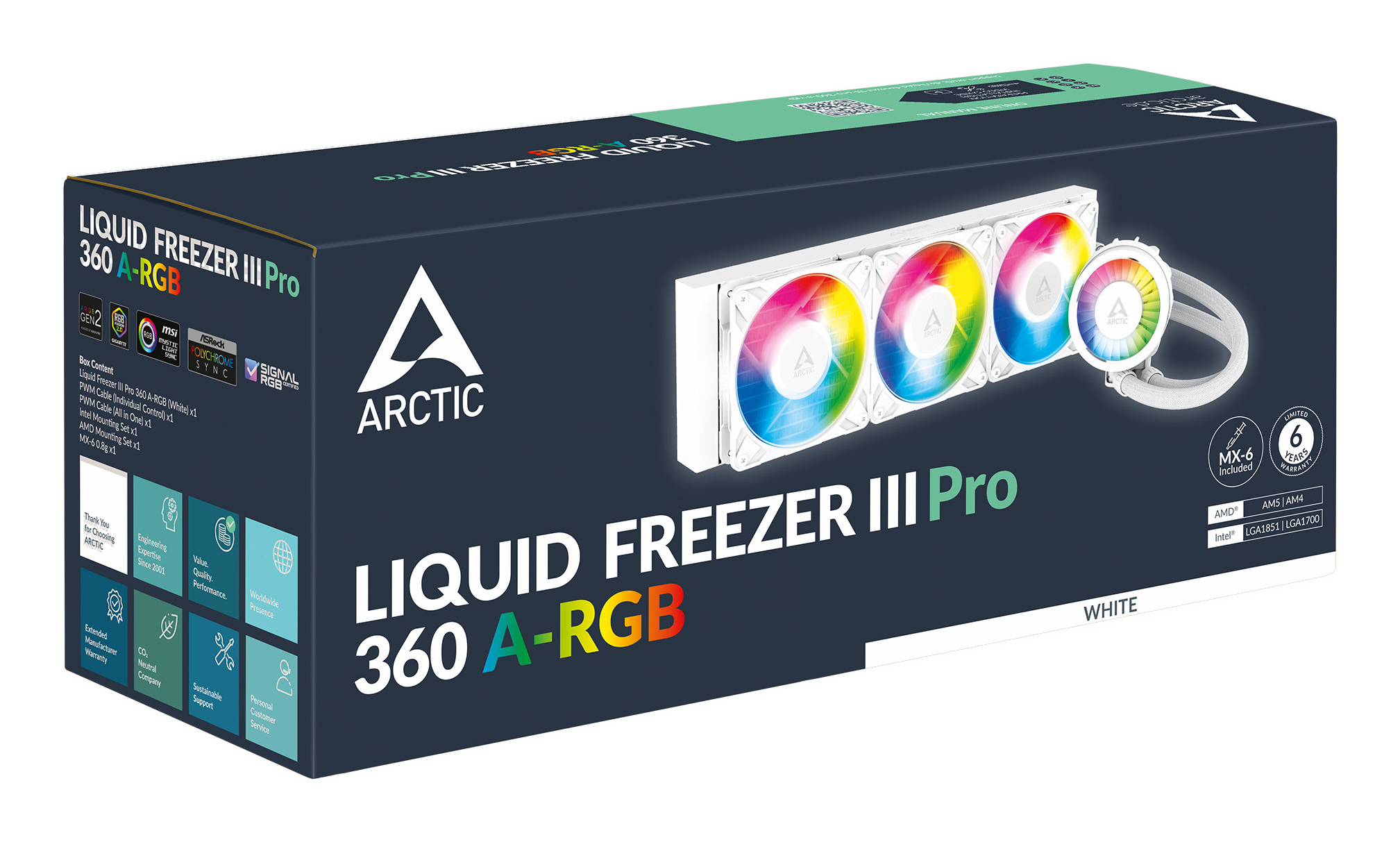 Arctic Liquid Freezer III Pro 360 A-RGB - CPU-Khler - AMD Sockel AM4 (Ryzen)