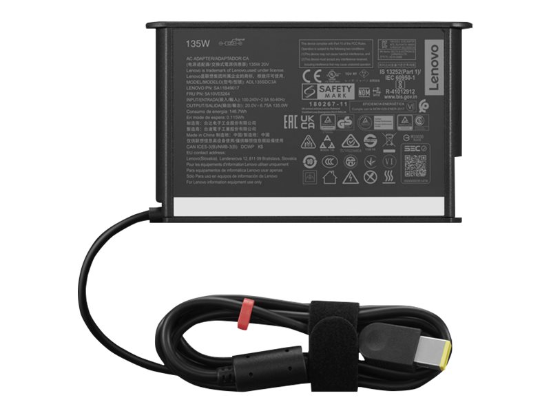 Lenovo 4X21L38724 power adapter/inverter Indoor Black