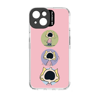 SBS case&me Peanuts cover cam logo fr iPhone 14 design3 Sally pink