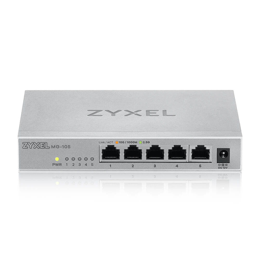 Zyxel XMG-105 No administrado 2.5G Ethernet (100/1000/2500) Gris