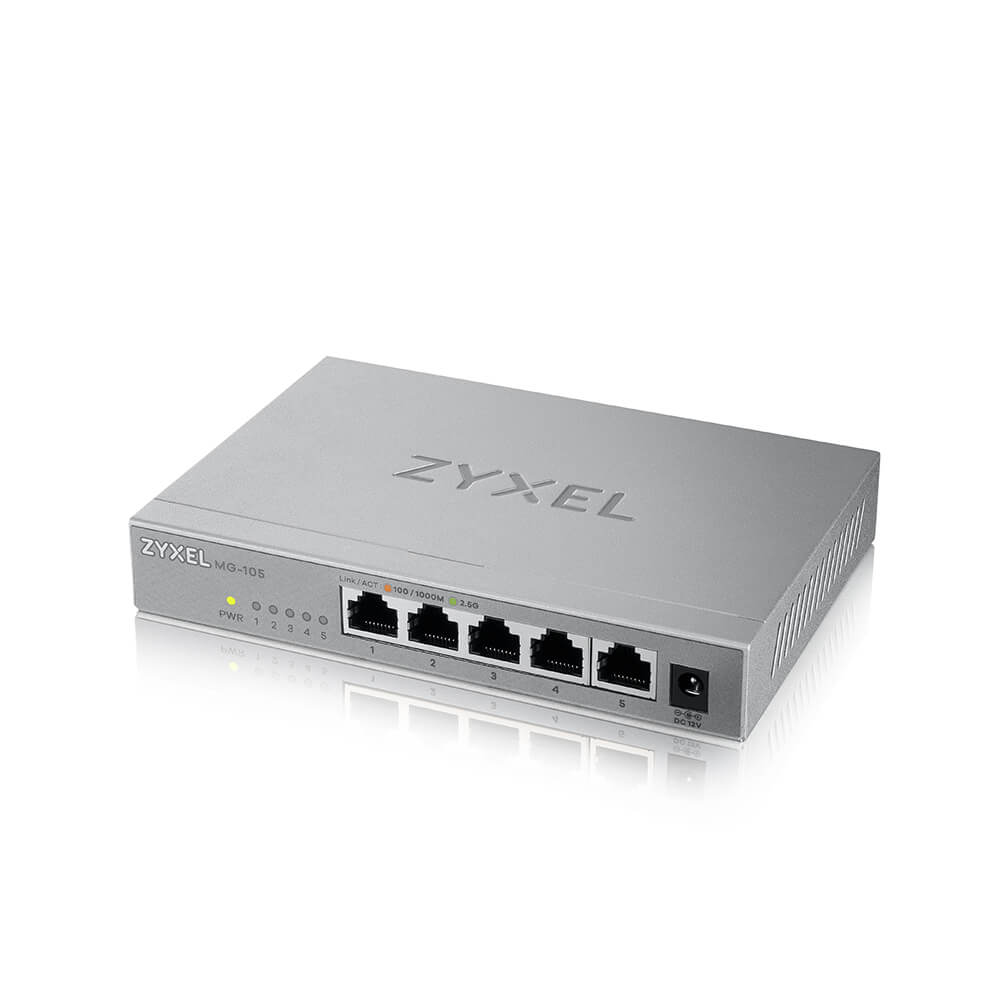 Zyxel XMG-105 No administrado 2.5G Ethernet (100/1000/2500) Gris