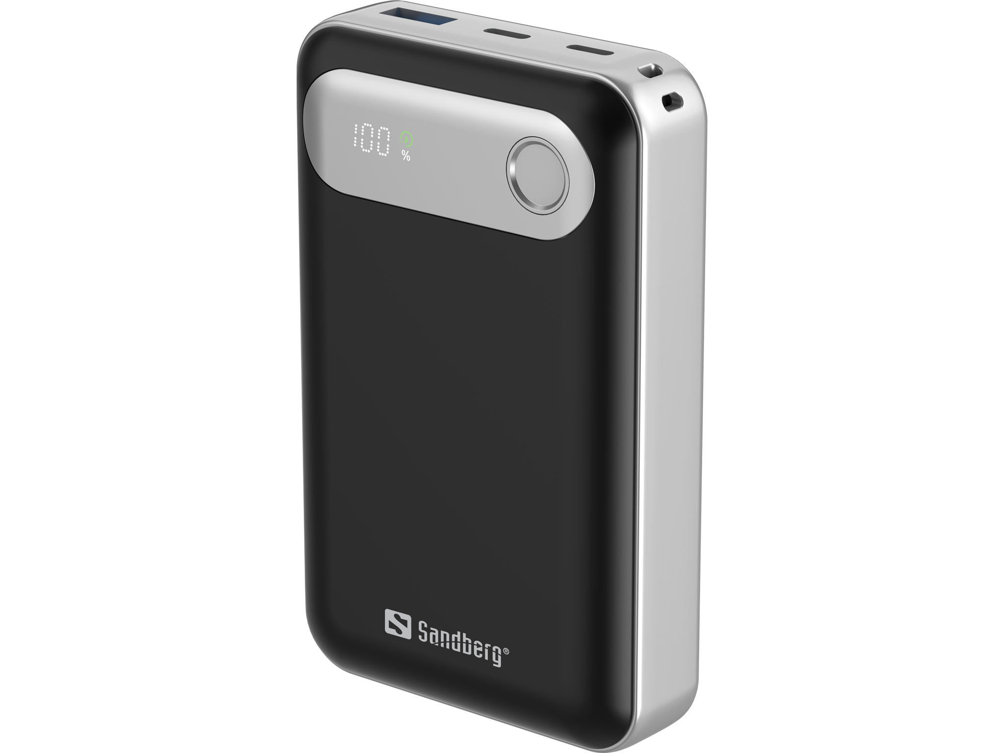 SANDBERG Travel - Netzteil - Li-Ion - 20000 mAh - 74 Wh - 35 Watt - 3 A - PD - 3 Ausgabeanschlussstellen (USB, 2 x USB-C)