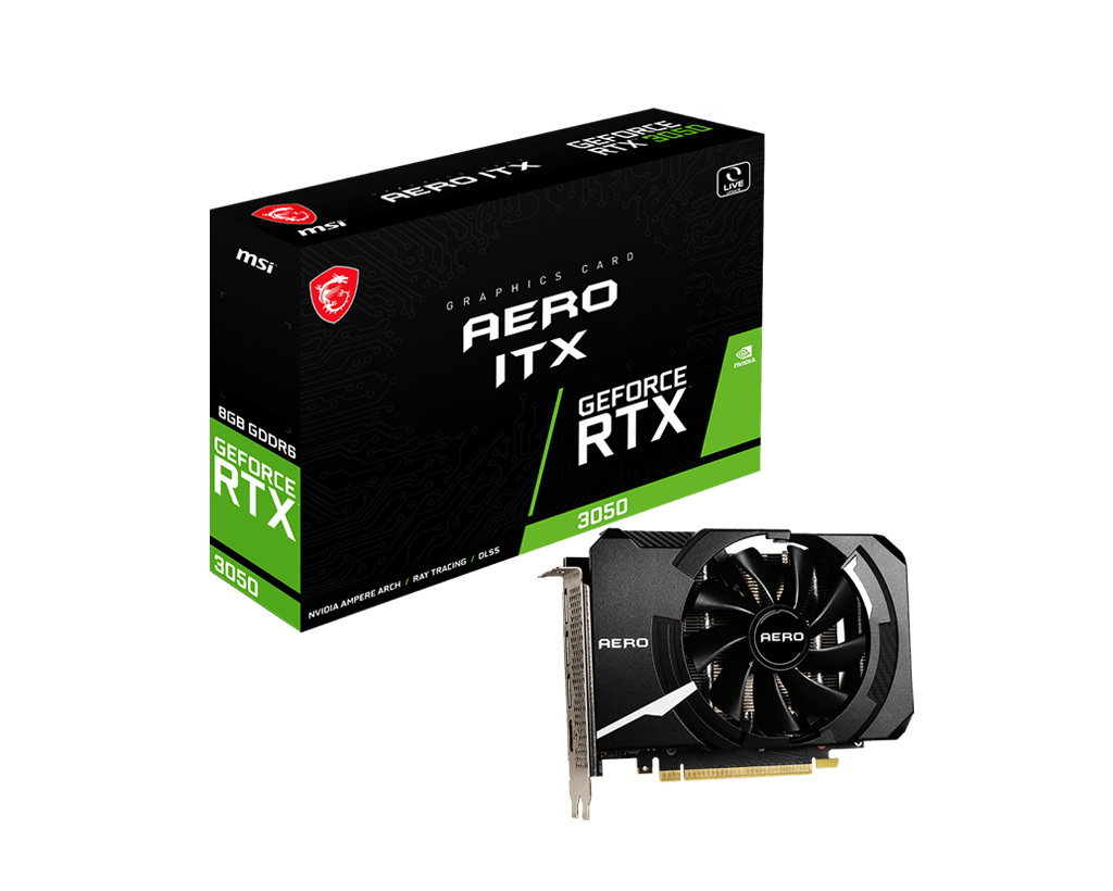 MSI GeForce RTX 3050 AERO ITX 8G - Grafikkarten