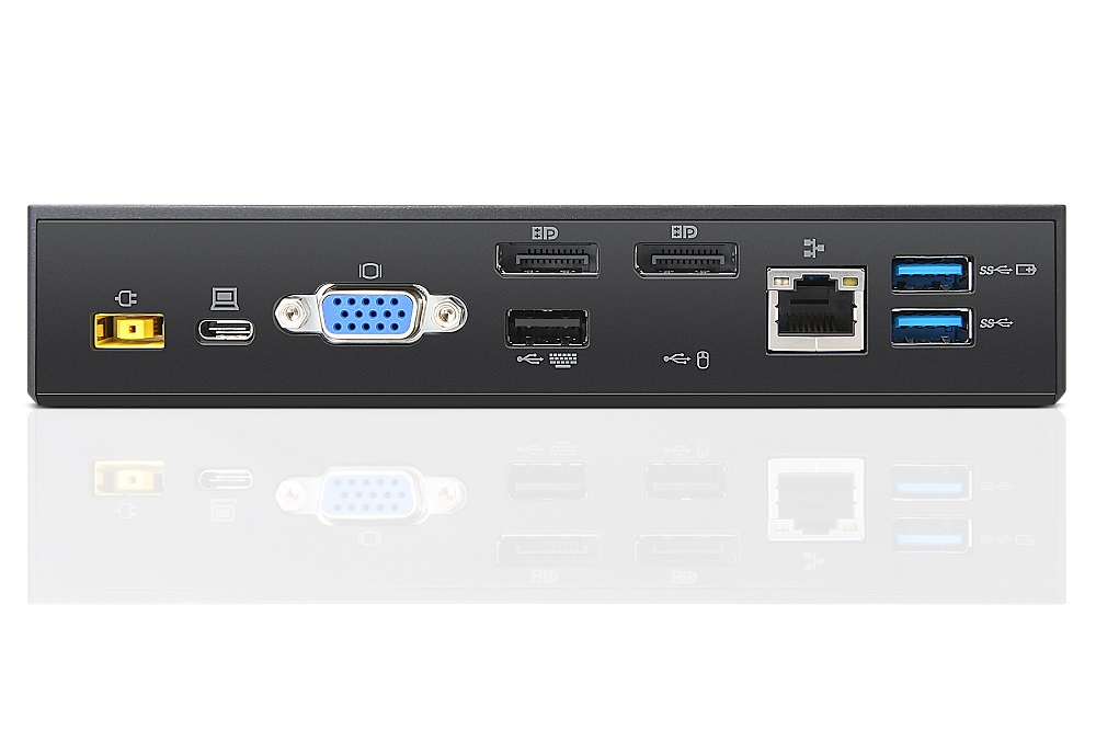 Lenovo 40A90090DK replicatore di porte e docking station per laptop Cablato USB 3.2 Gen 1 (3.1 Gen 1) Type-C Nero