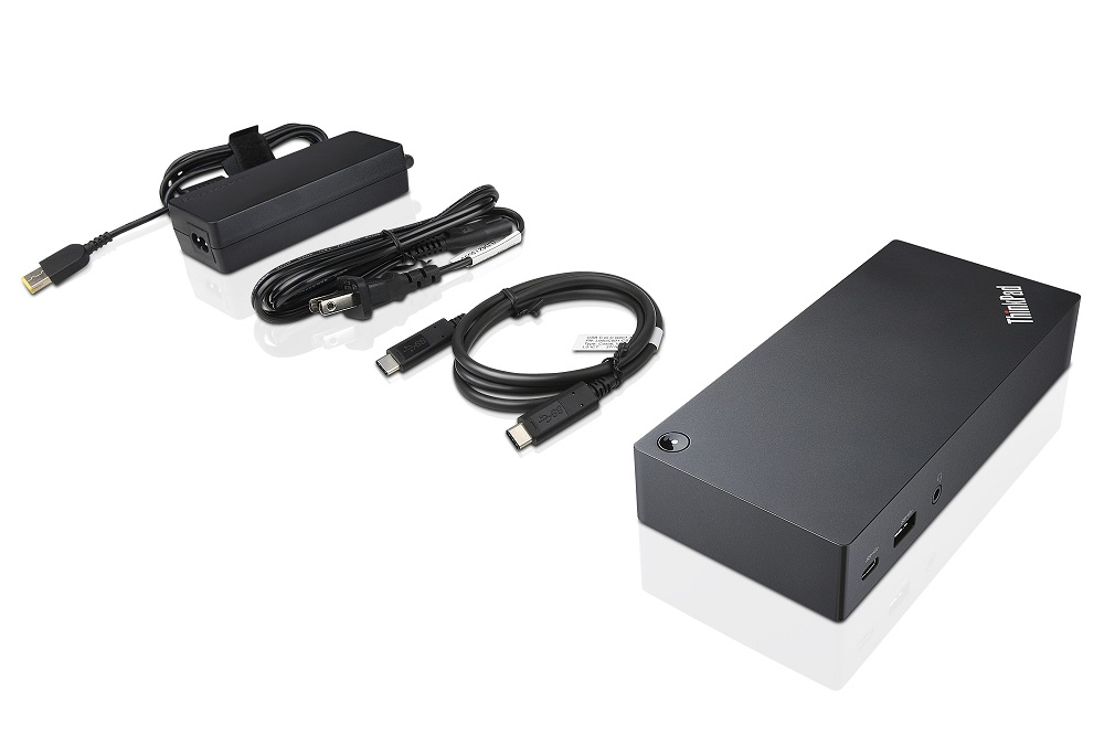 Lenovo 40A90090DK replicatore di porte e docking station per laptop Cablato USB 3.2 Gen 1 (3.1 Gen 1) Type-C Nero