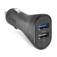 SBS TECR2USB24AFAST - Auto - Zigarettenanznder - Schwarz