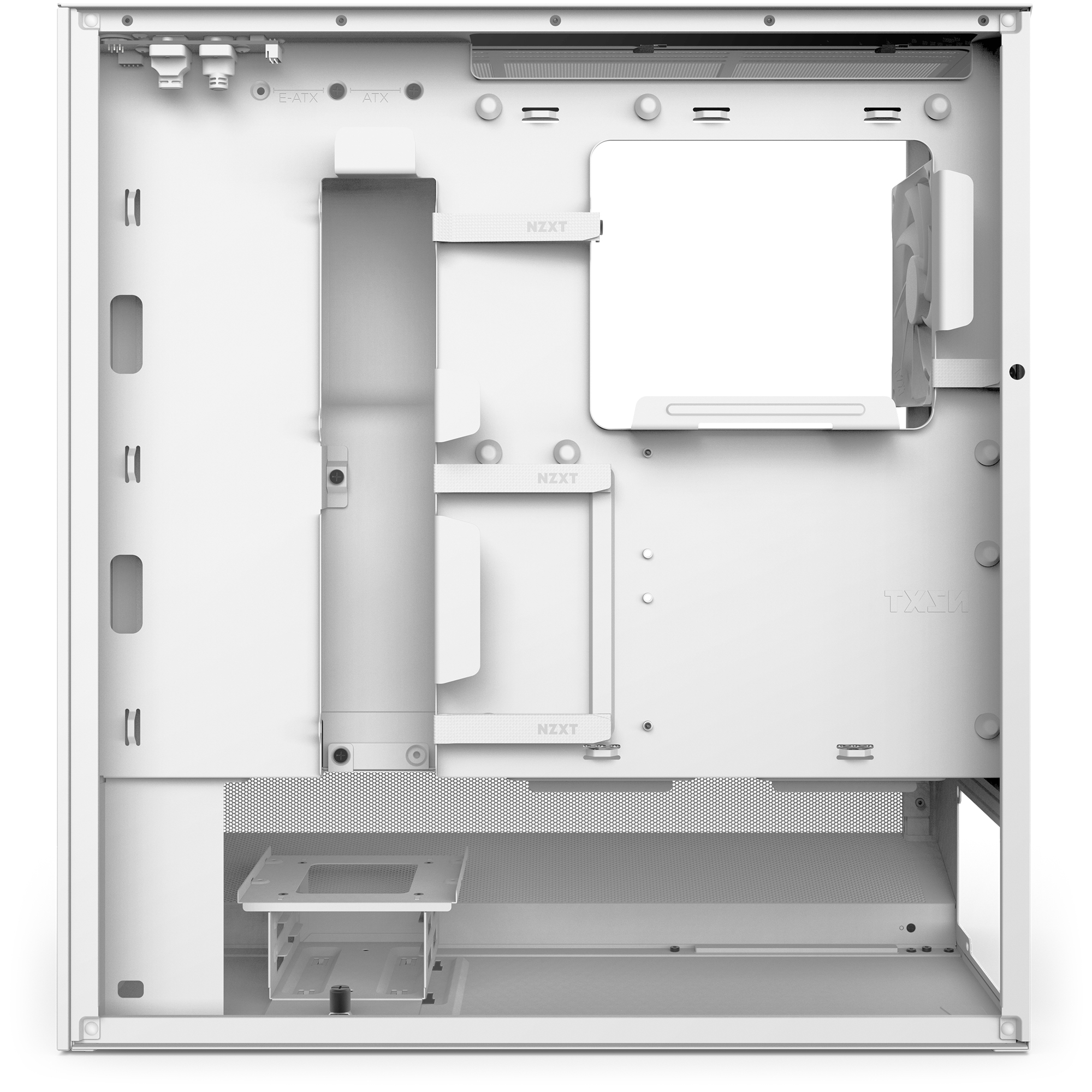 NZXT H series H5 Flow - Mid tower - E-ATX - Seitenteil mit Fenster (geh�rtetes Glas)